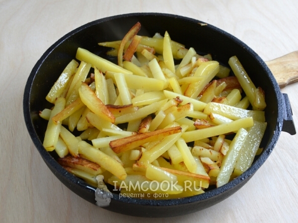 Пожарить картофель