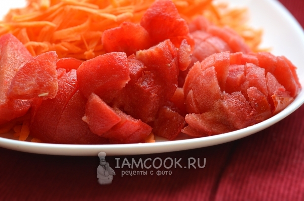 Порезать помидор