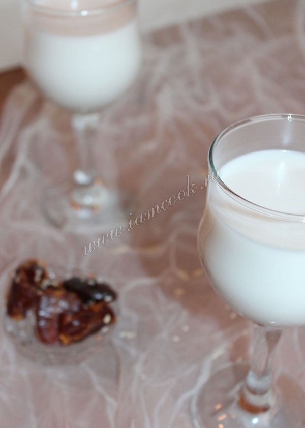 Рецепт кунжутного молока