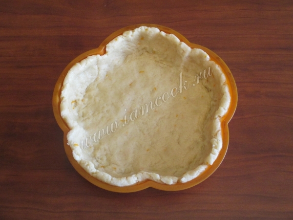 Тесто для пирога в форме