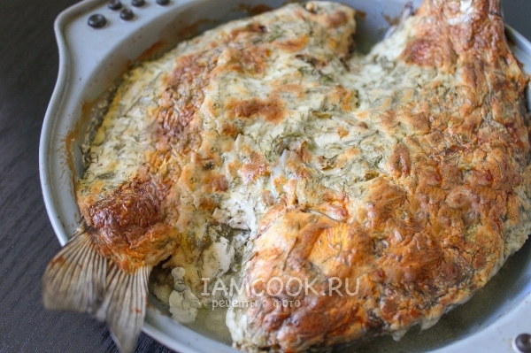 Рецепт карася в сметане в духовке