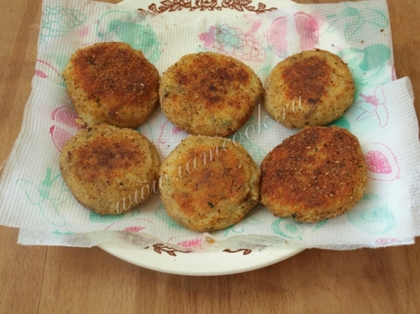 Котлеты из картофельного пюре