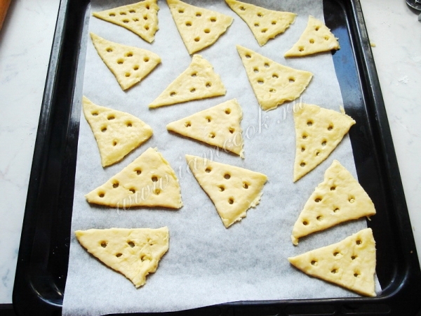 Запекание крекеров