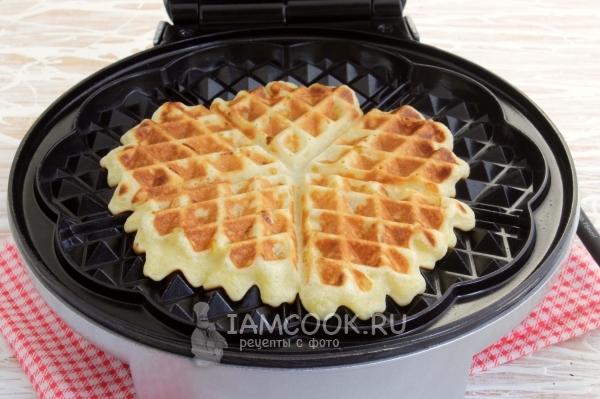 Пожарить вафлю