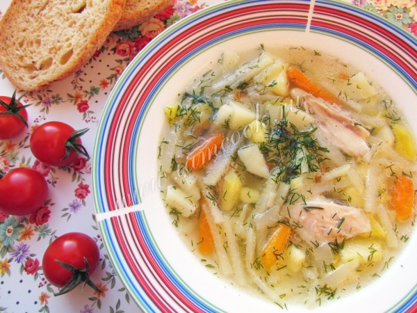 Суп из кольраби