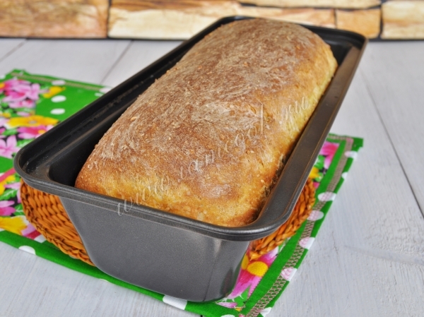 Готовый хлеб заварной на овсе