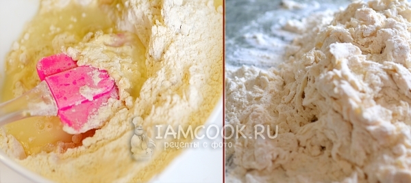 Замешиваем тесто