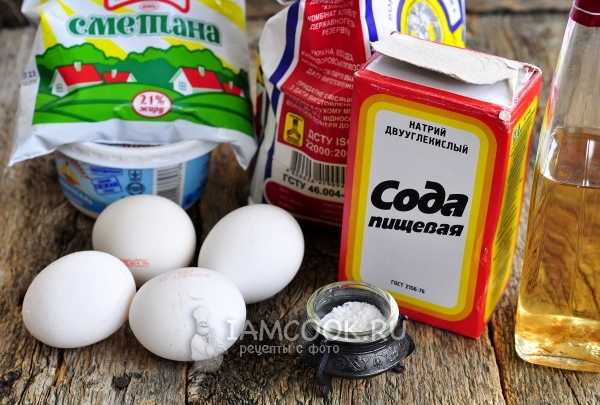 Ингредиенты для теста