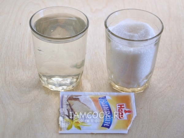 Ингредиенты для сахарного сиропа