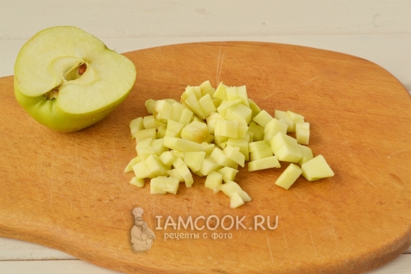 Яблоко порезанное