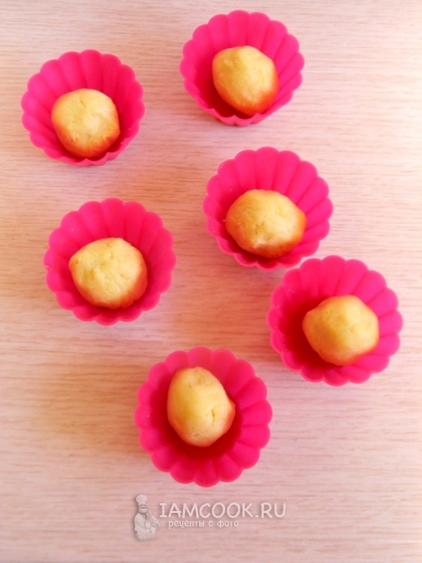 Разделить тесто на части