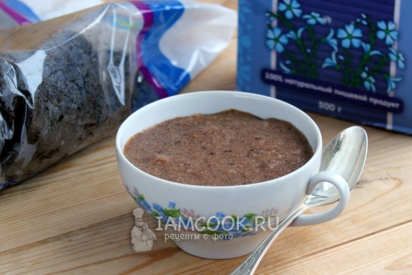 Каша из льняной муки