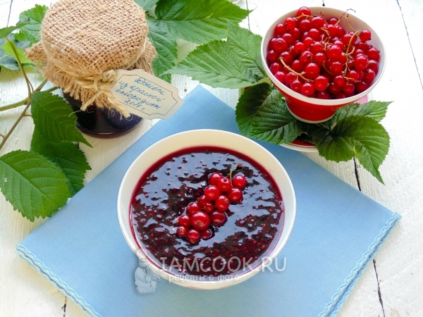 Рецепт джема из красной смородины на зиму