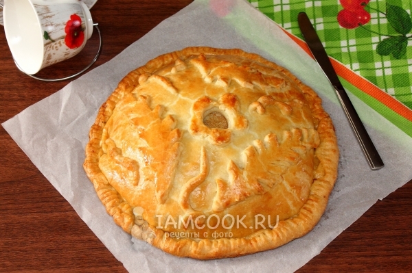 Курник из блинов