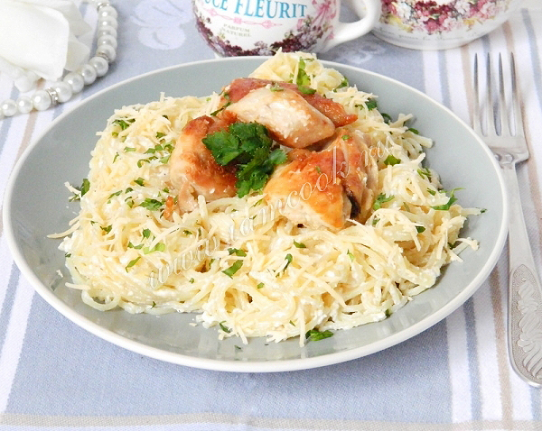 Рецепт пасты со сливочным соусом