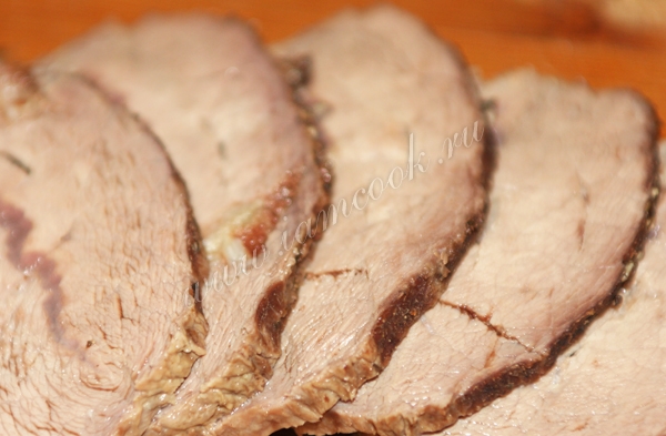 фото запеченной буженины из говядины