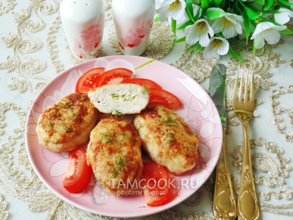 Рецепт котлет с сыром и яйцом