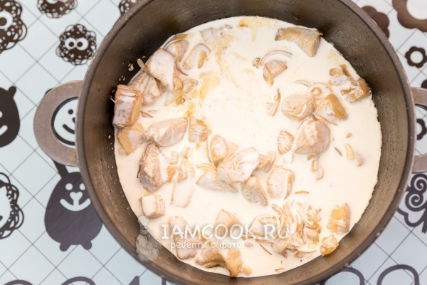 Влить сливки