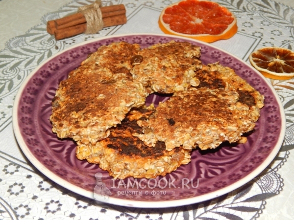 Овсяное печенье на сковороде