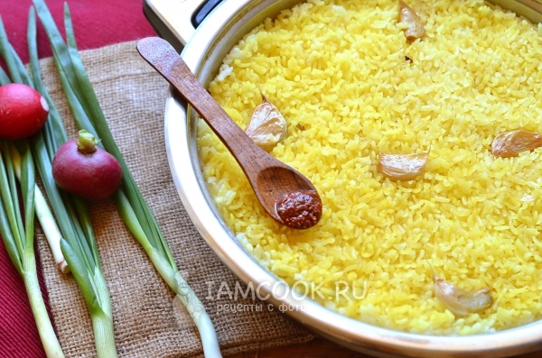 Фото риса на сковороде