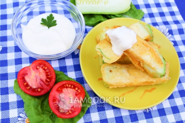 Фото кабачковых палочек в кляре