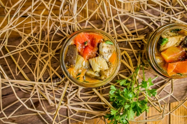 Закуска из баклажанов