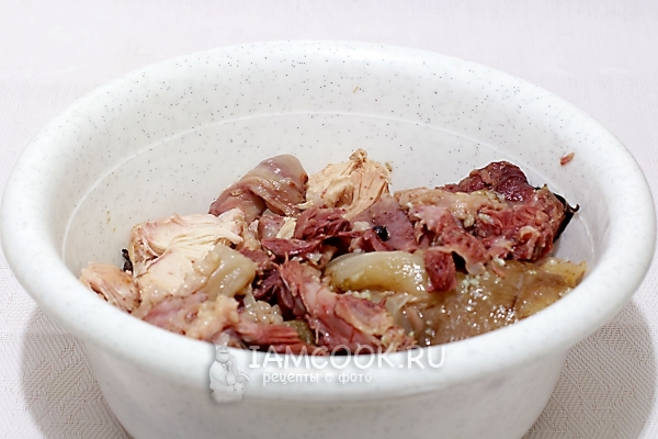 Мясо отварное