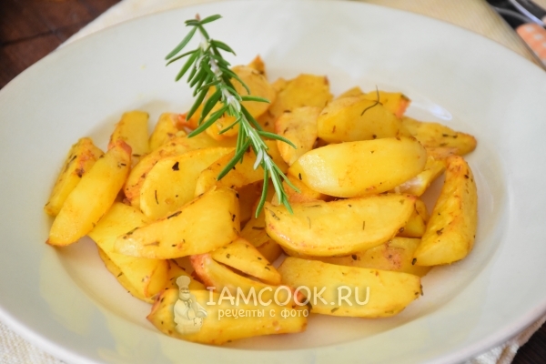 Рецепт картофеля, запеченного в рукаве