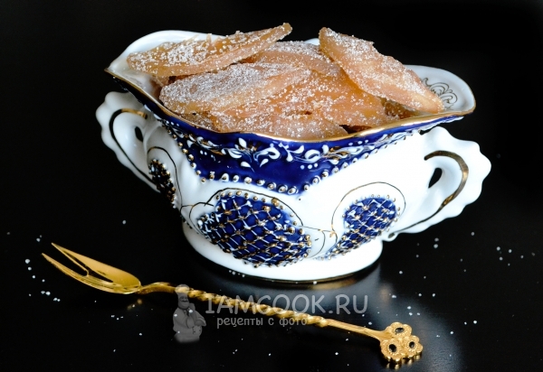 Рецепт цукатов из яблок