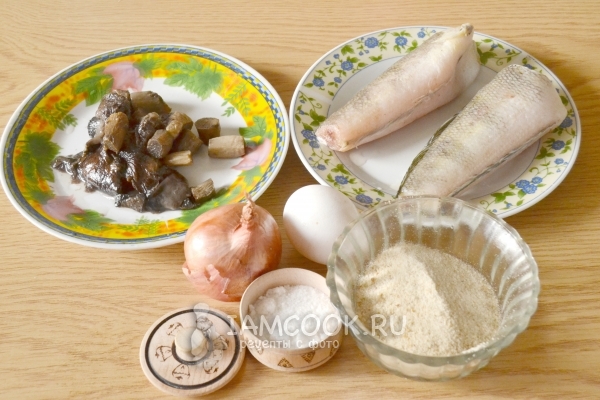 Ингредиенты для тельного из рыбы