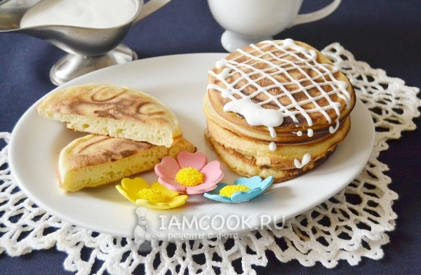 Рецепт пышных панкейков на молоке