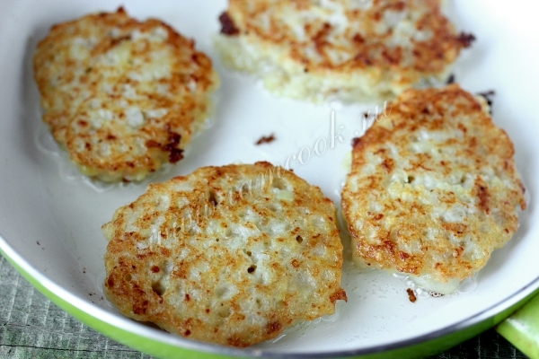 Обжарка кальмаровых котлет