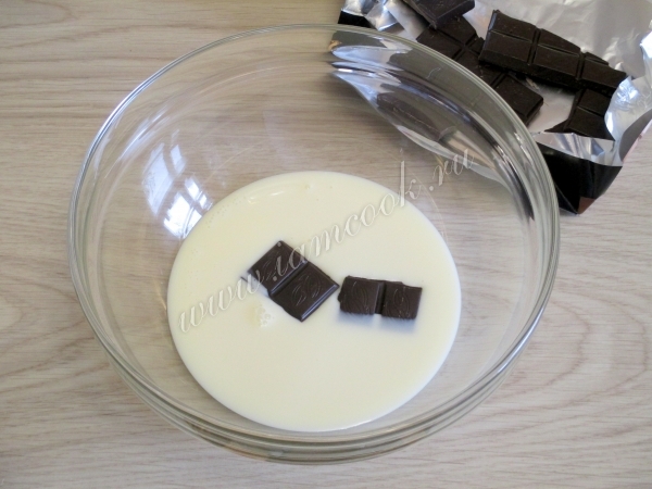 Шоколад со сгущеным молоком