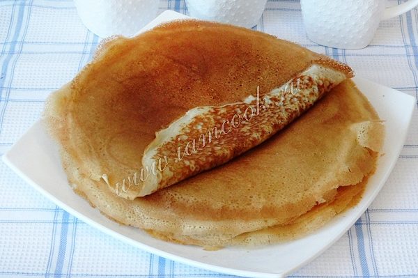 рецепт дрожжевых блинов