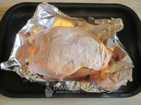 Запекание курицы
