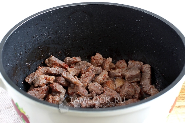 Мясо обжаренное