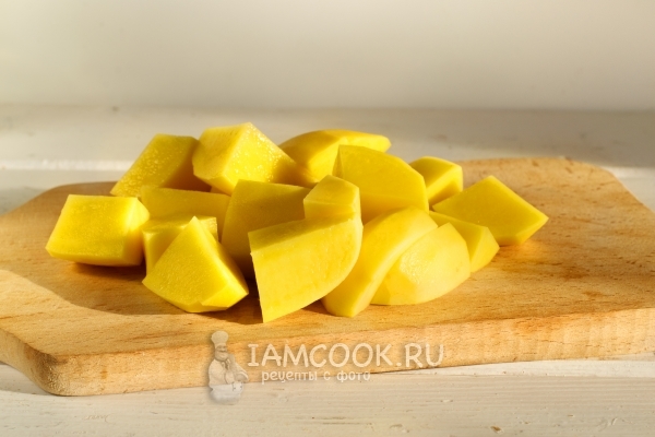 Порезать картофель