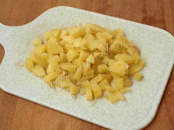 картофель нарезанный