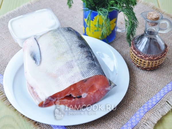 Ингредиенты для лосося, запеченного в духовке