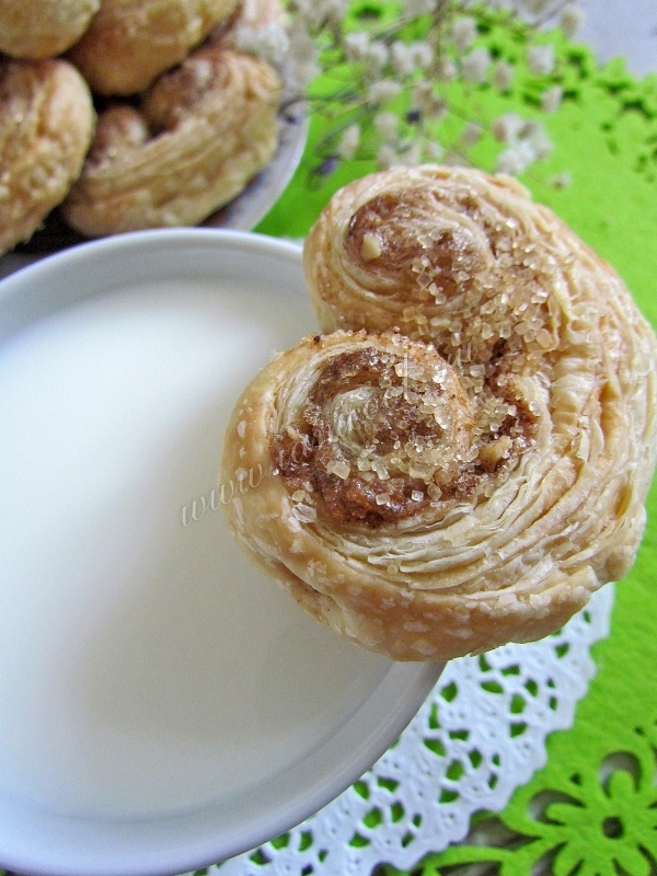 Рецепт печенья из слоеного теста