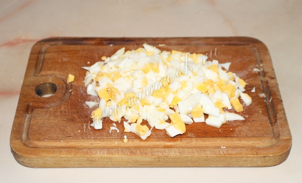 измельченные яйца