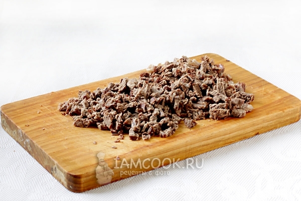 Порезать мясо