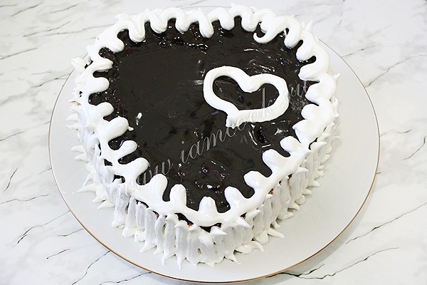 бисквитный торт птичье молоко