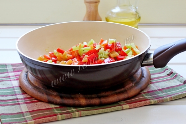 Обжарка овощей