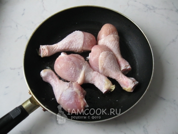 Обжарка курицы