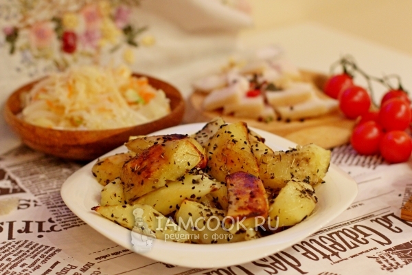 Рецепт картофеля в пакете для запекания