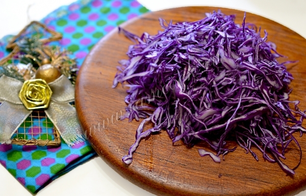 Капуста краснокочанная рубленная