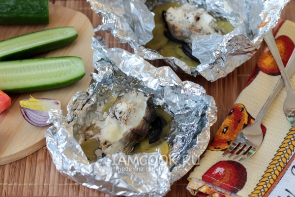 Рецепт минтая в фольге в духовке