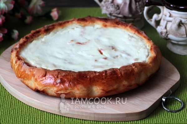 Фото пирога из творога в духовке