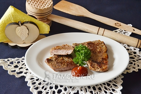 Фото говядины стейками в мультиварке